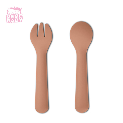 Minimalist Style BPA Free Baby Training Utensils For Newborn Kids