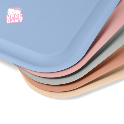 Blue 400mm*300mm Silicone Rubber Table Mats With LFGB Approval