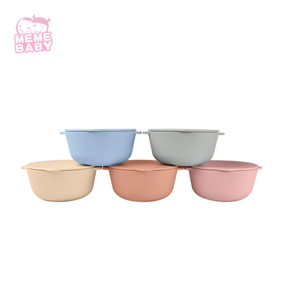 Spill Proof Self Feeding Suction Bowl Weaning With Lid Baby Toddler